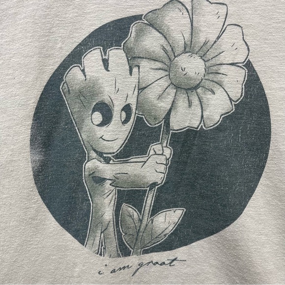 MARVEL “I am Groot” Cutie Crop Green Tee, Disney - Picture 2 of 3